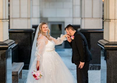 Wedding captures outside