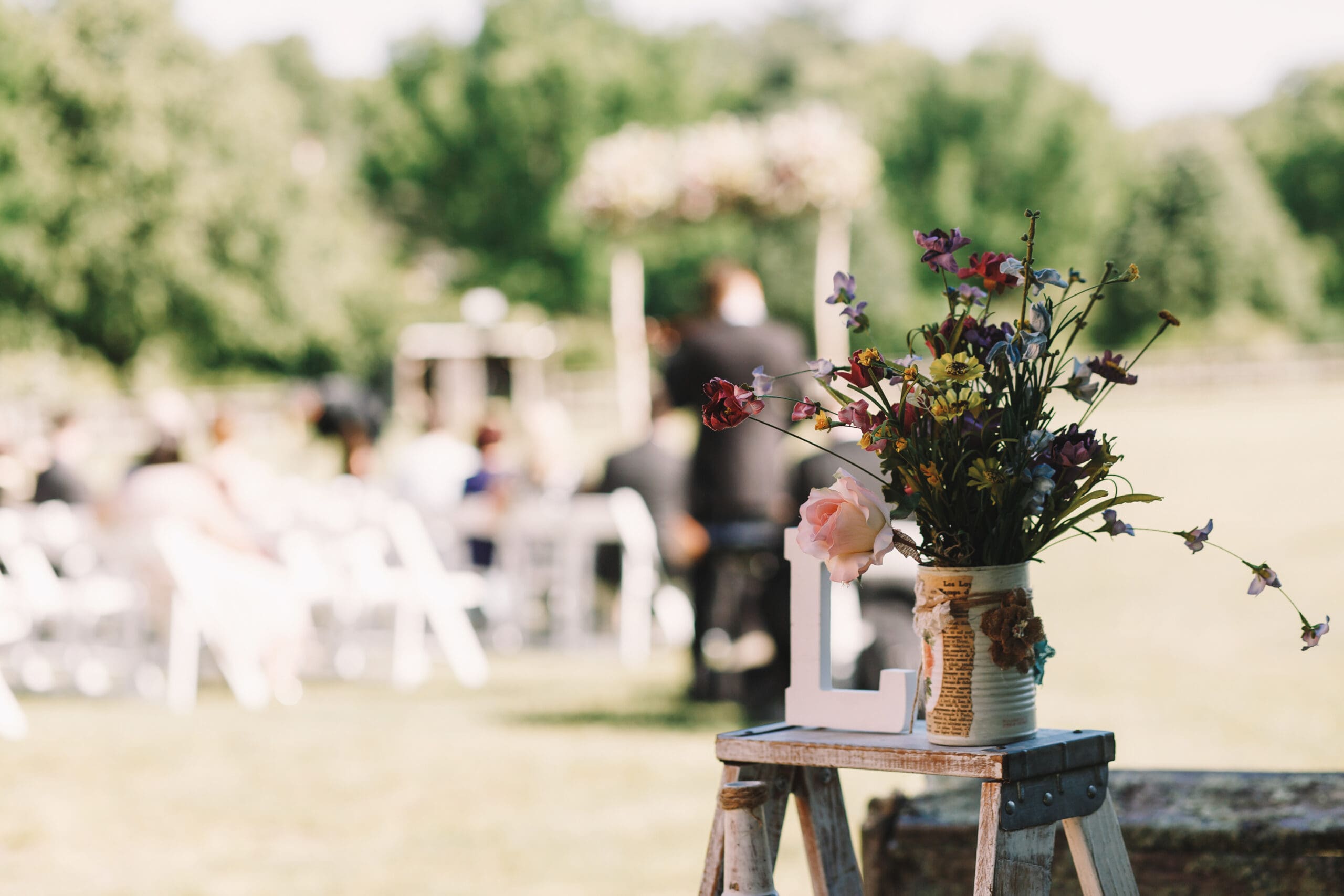 Rustic Wedding Centerpiece with Flowers and Books What services are included in your wedding planning packages? Planners typically offer various levels of support—from full-service wedding planning to month-of coordination. Clarify exactly what’s included in each package. Are design and vendor management covered? What about help with cultural or custom elements like a cookie table or tea ceremony? Knowing the details helps you avoid surprises later. How do you handle unexpected challenges on the wedding day? Weddings rarely go 100% according to plan. Ask your planner how they deal with last-minute issues—whether it’s a vendor delay, weather change, or timeline shift. A reliable wedding planner should have strong contingency plans, stay calm under pressure, and communicate clearly with everyone involved. Are you familiar with our venue? Planners who’ve worked at your venue before often have helpful insights. They may know the staff, setup restrictions, and how to make the space work best. If they’re unfamiliar, that’s not a dealbreaker—just ask how they approach learning new venues and if they’re willing to do a walk-through in advance.